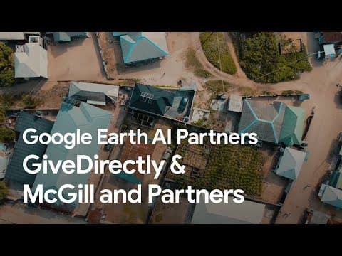 Geospatial AI for governments and crisis response  l Google Earth AI