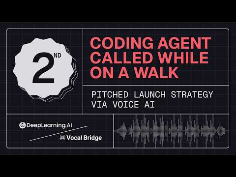 nd Place Winner: Coding Agent Calls Developer to Pitch Launch Strategy