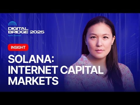 Solana: Internet Capital Markets