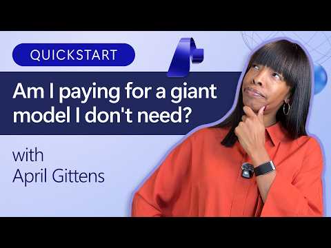 Am I paying for a giant model I don't need?