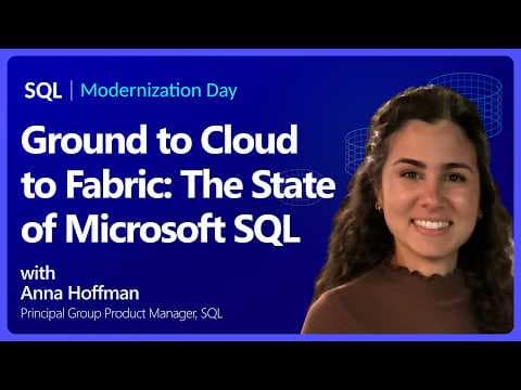 От земли к облаку и к фабрике: состояние Microsoft SQL