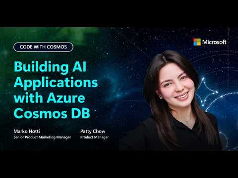 Космоспен код: Azure Cosmos DB көмегімен AI қолданбаларын құру