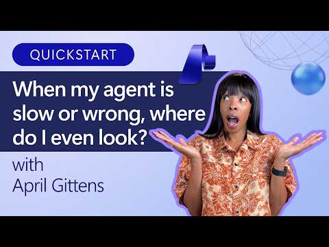 When my agent is slow or wrong, where do I even look?