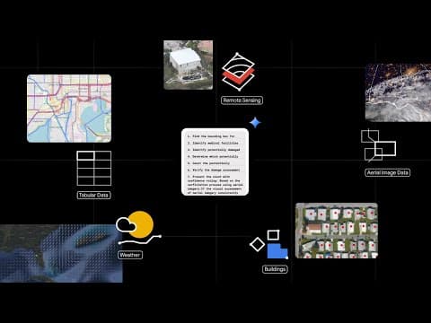 Geospatial Reasoning: Unlocking insights with generative AI and multiple foundation models