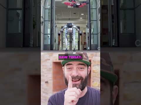 When a humanoid and a drone become besties