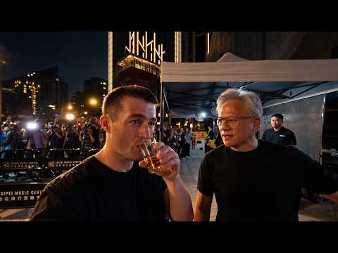 NVIDIA party with Jensen Huang in Taiwan | Lex Fridman