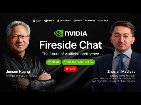 Fireside Chat: Jensen Huang & Zhaslan Madiyev on the Future of AI | Live from Astana