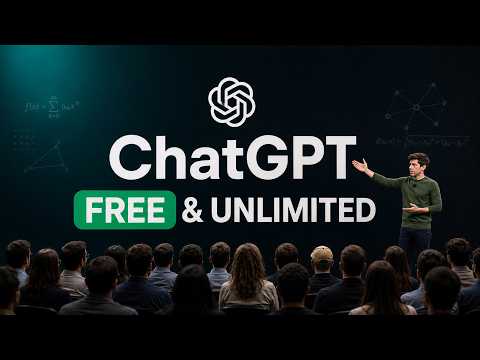 ChatGPT Just Became Free & Unlimited — You Don’t Need a Subscription