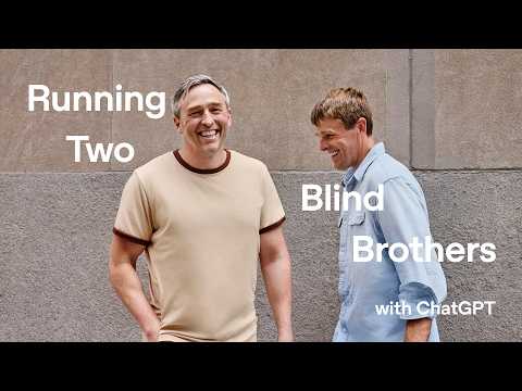 Two blind brothers using ChatGPT to navigate life and run their nonprofit