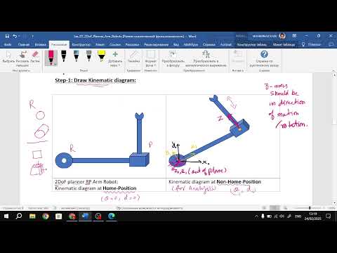 PART 01 Forward Inv._Kinematic Model_Forward Inv._Diff. Kin. Models of 2DoF Robotic Manipulator