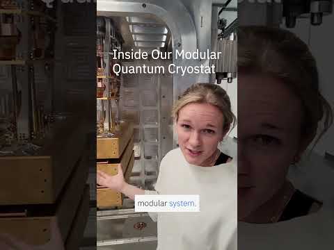 IBM Quantum Cryostat ішінде | Сахна артында