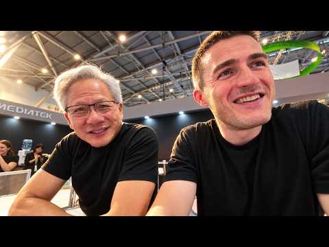 Jensen Huang shows Lex Fridman around Taiwan (Highlight)