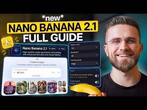 Nano Banana 2.1 完整教程：如何使用 Google 的 AI 图像生成器