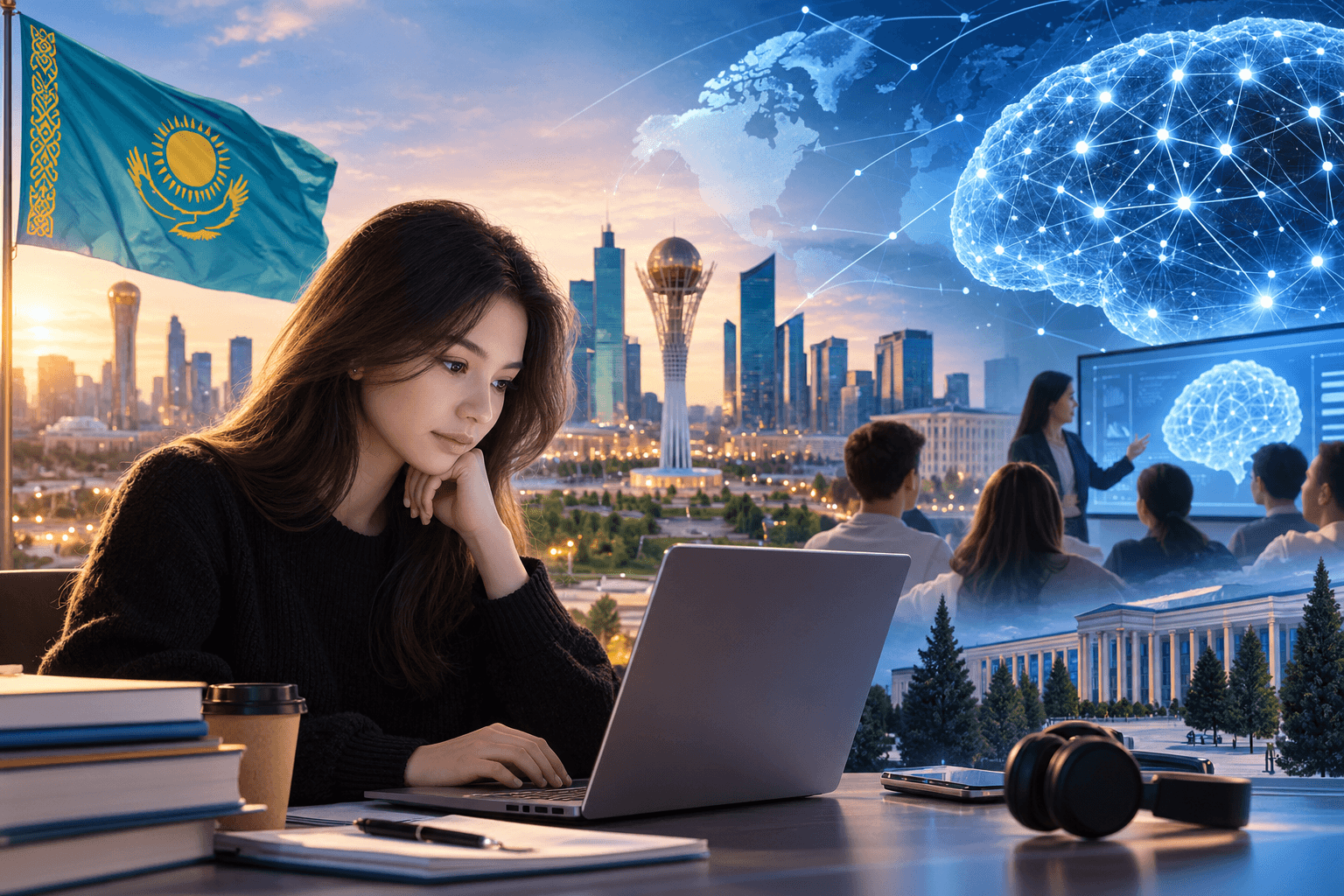 Казахстан занял 55-е место в мировом индексе сочетания AI- и человеческих навыков