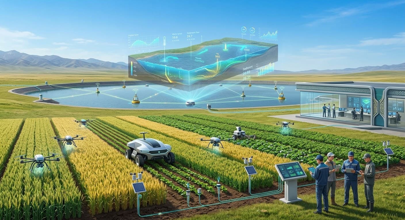 Қазақстан ауыл шаруашылығында жасанды интеллектті енгізеді және су қоймаларының цифрлық көшірмелерін жасайды