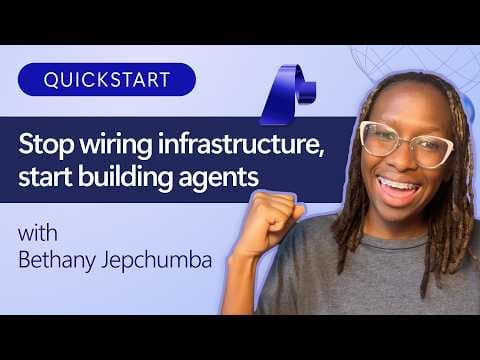 Stop wiring infrastructure, start building agents.