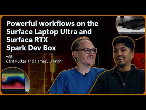Running a 120B model offline on Surface RTX Spark Dev Box with Intelligent Terminal