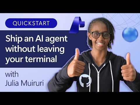 Ship an AI agent without leaving your terminal