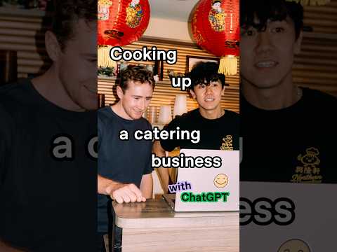 Cooking up a catering business with ChatGPT