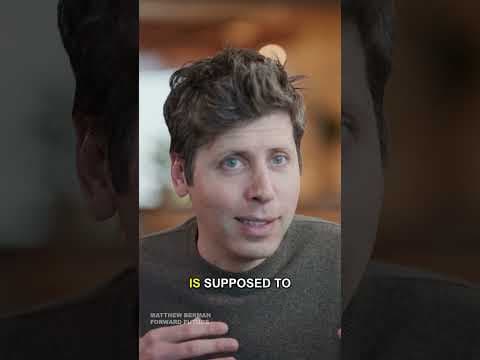 Sam Altman on Why AI Hasn't Made Us Less Busy